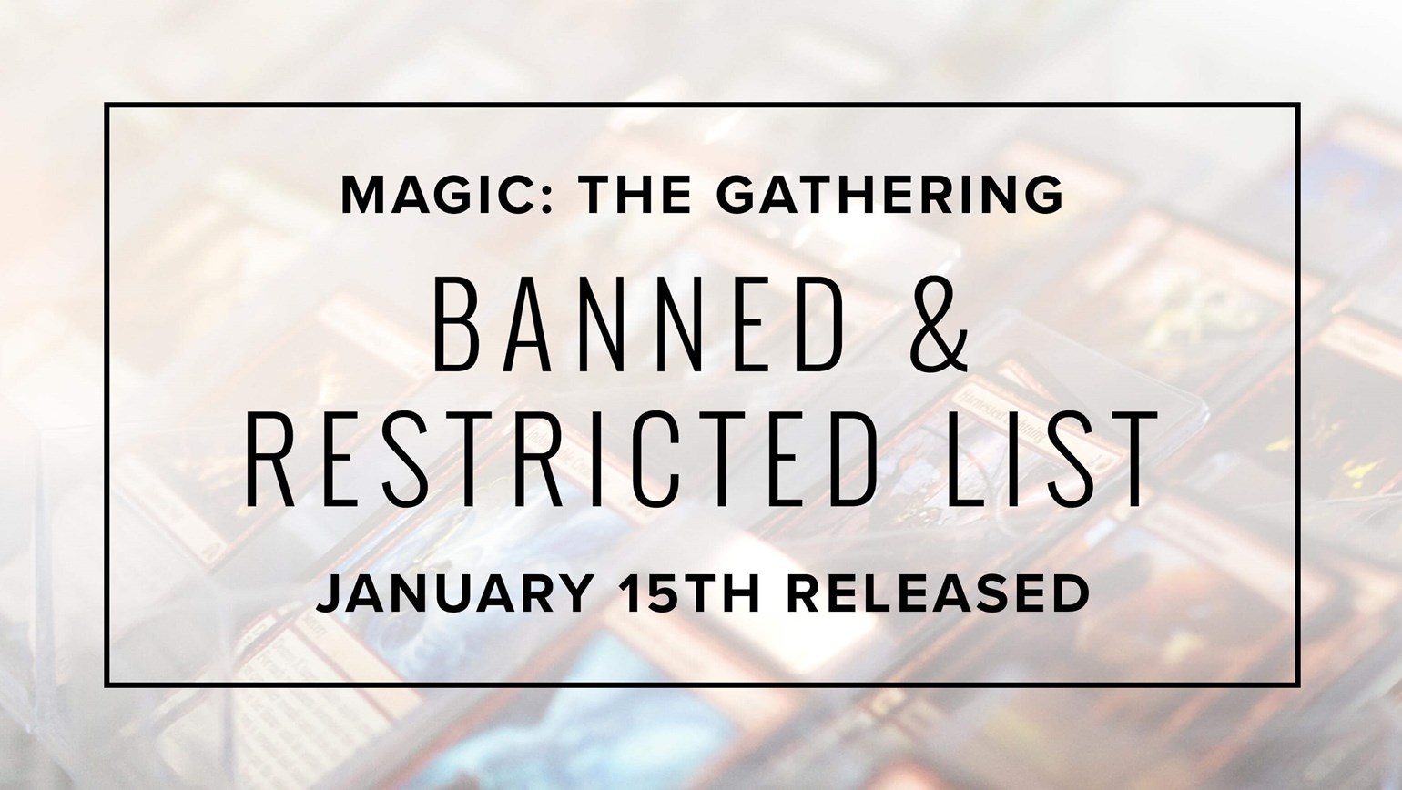 Mtg Banned List Examples and Forms