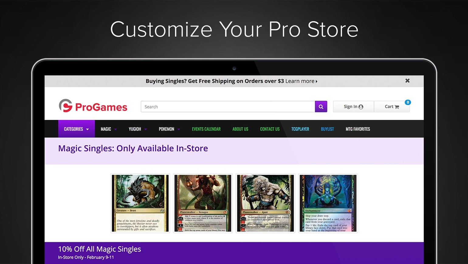 Customize Your Pro Online Store with Your Own Images