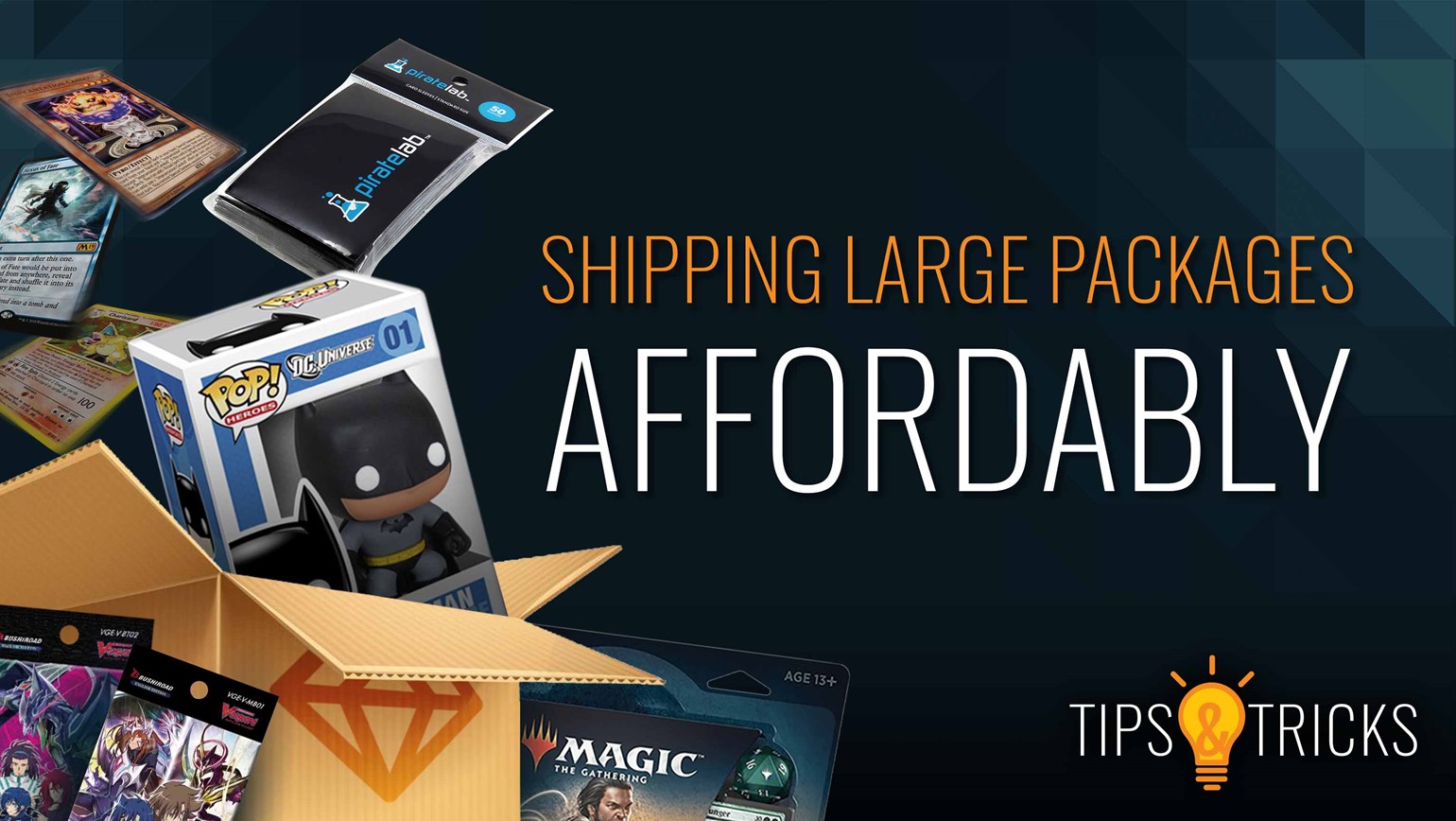 Shipping Bulk Lots, Booster Boxes and Other Large Packages Affordably