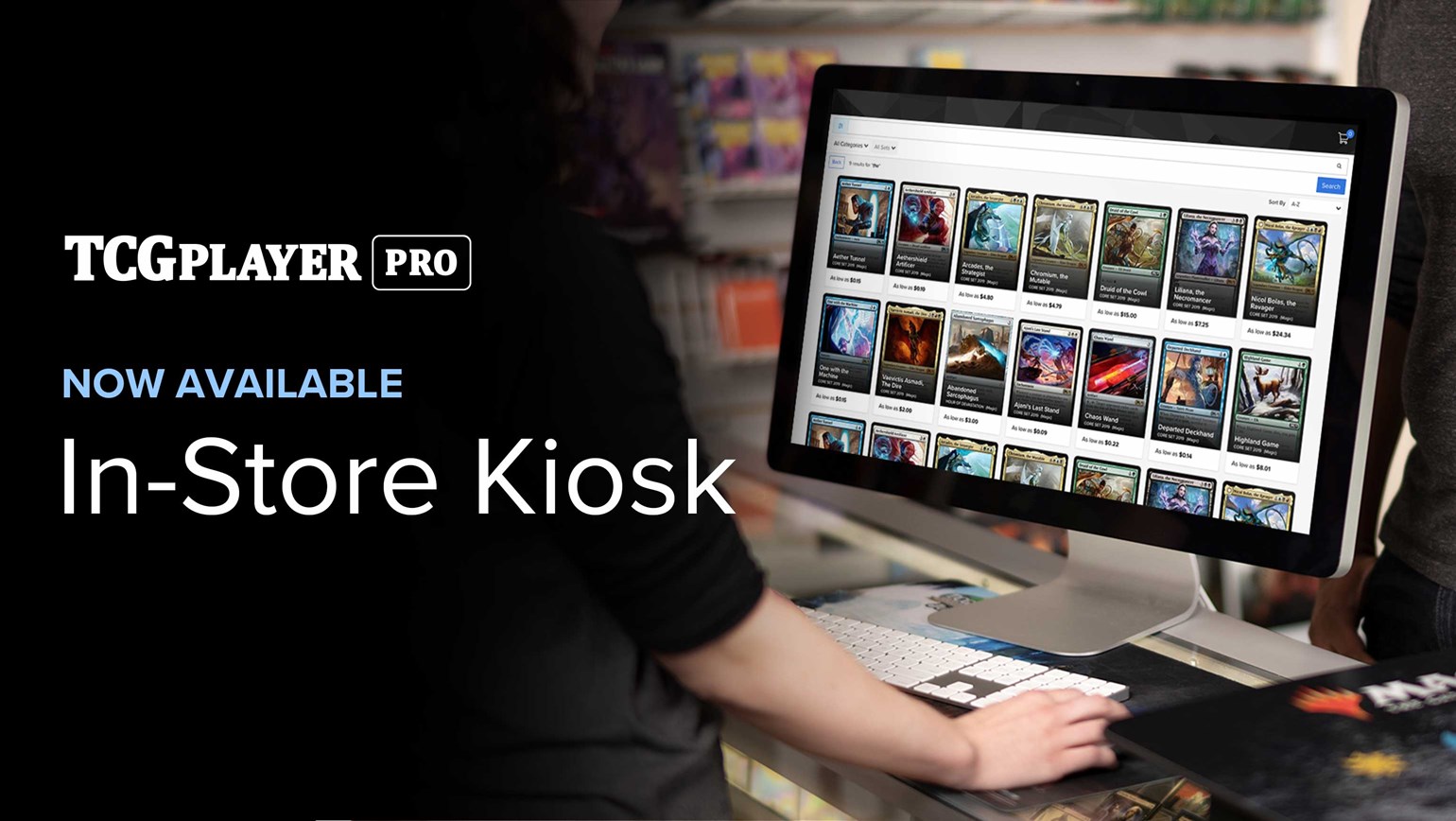 Power Up Your Hobby Game Store with an In-Store Kiosk—Now Available for TCGplayer Pro