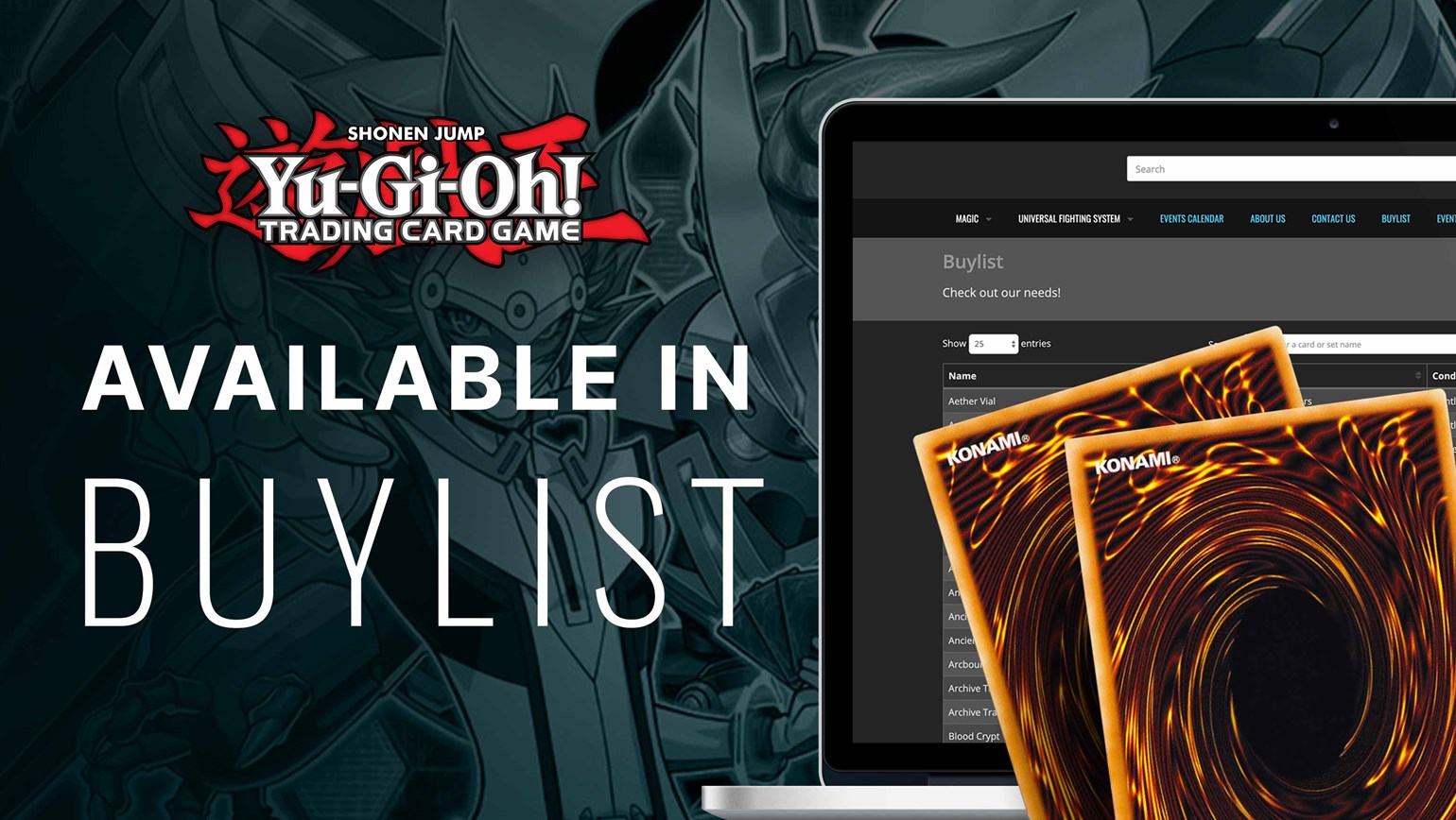 Yu-Gi-Oh! Now Live in Pro Buylist on Your Showcase and Website