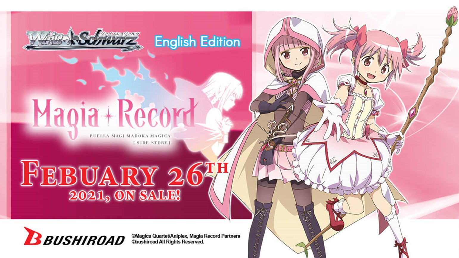 Weiss Schwarz: Magia Record: Puella Magi Madoka Magica Side Story On Sale February 26th!