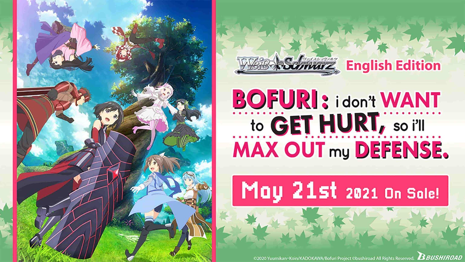 Weiss Schwarz: BOFURI: I Don’t Want to Get Hurt, so I’ll Max Out My Defense Hits Your FLGS Shelves May 21st, 2020!