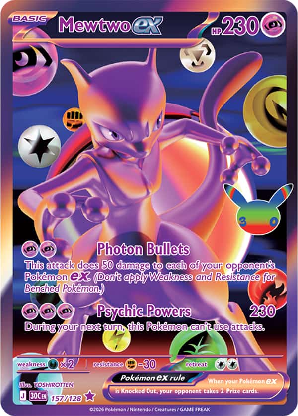 30th Celebration Quick Facts - Mewtwo
