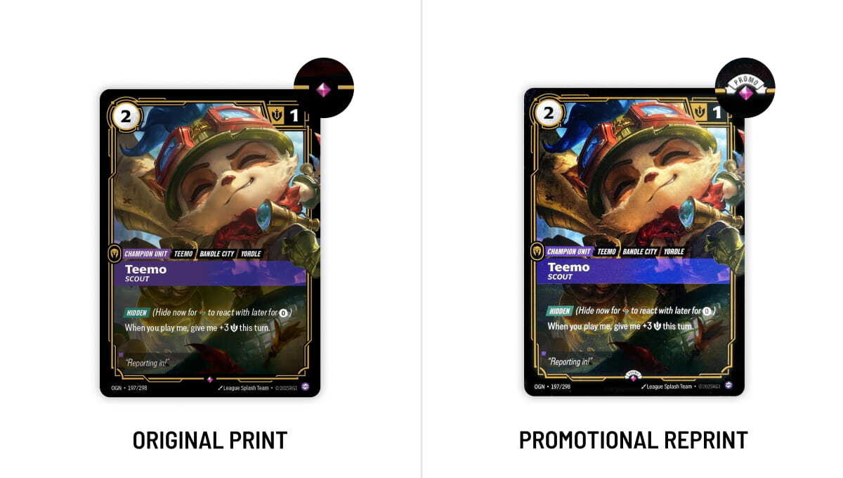 Original Print versus Promotional Print