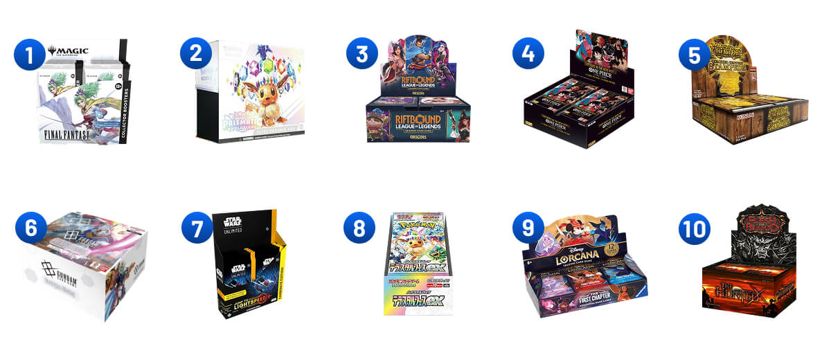 Top 10 List of the 2025 Best-Selling Sets