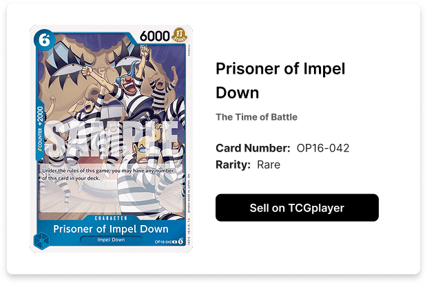 Best-Selling Cards for One Piece Card Game - The Time of Battle - Image 01