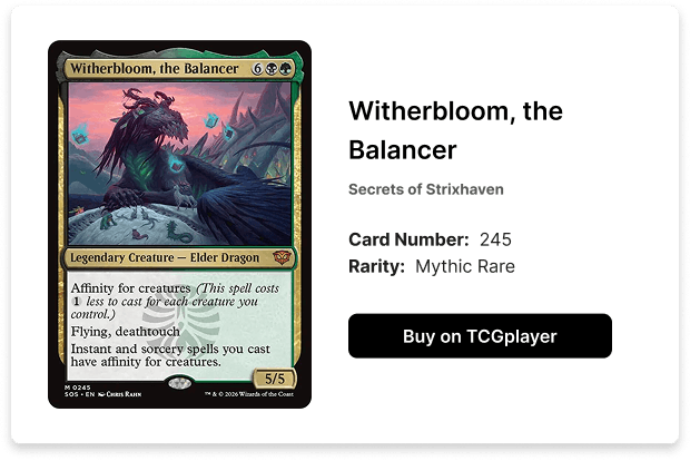 Witherbloom, the Balancer