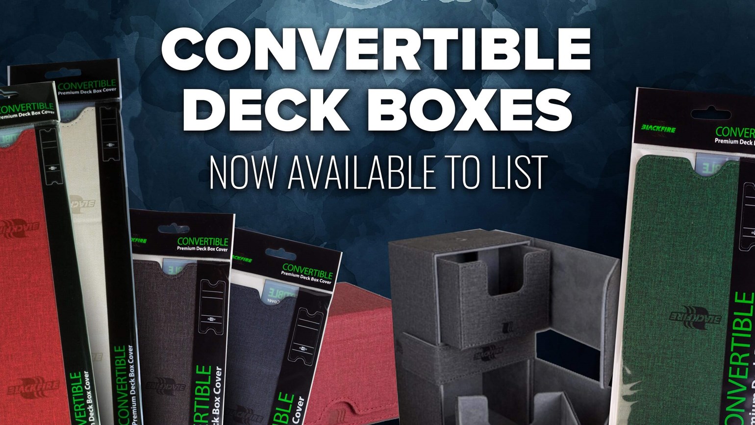 Convertible Deck Boxes from Legion Premium Supplies Added to TCGplayer Catalog