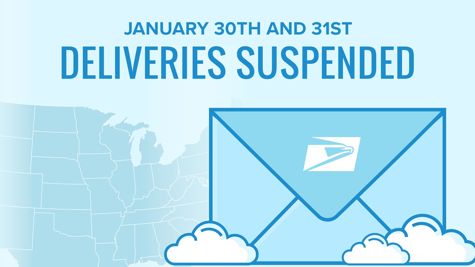 USPS Suspending Deliveries to Parts of the Midwest (1/30-1/31) - How to Handle Impacted Orders