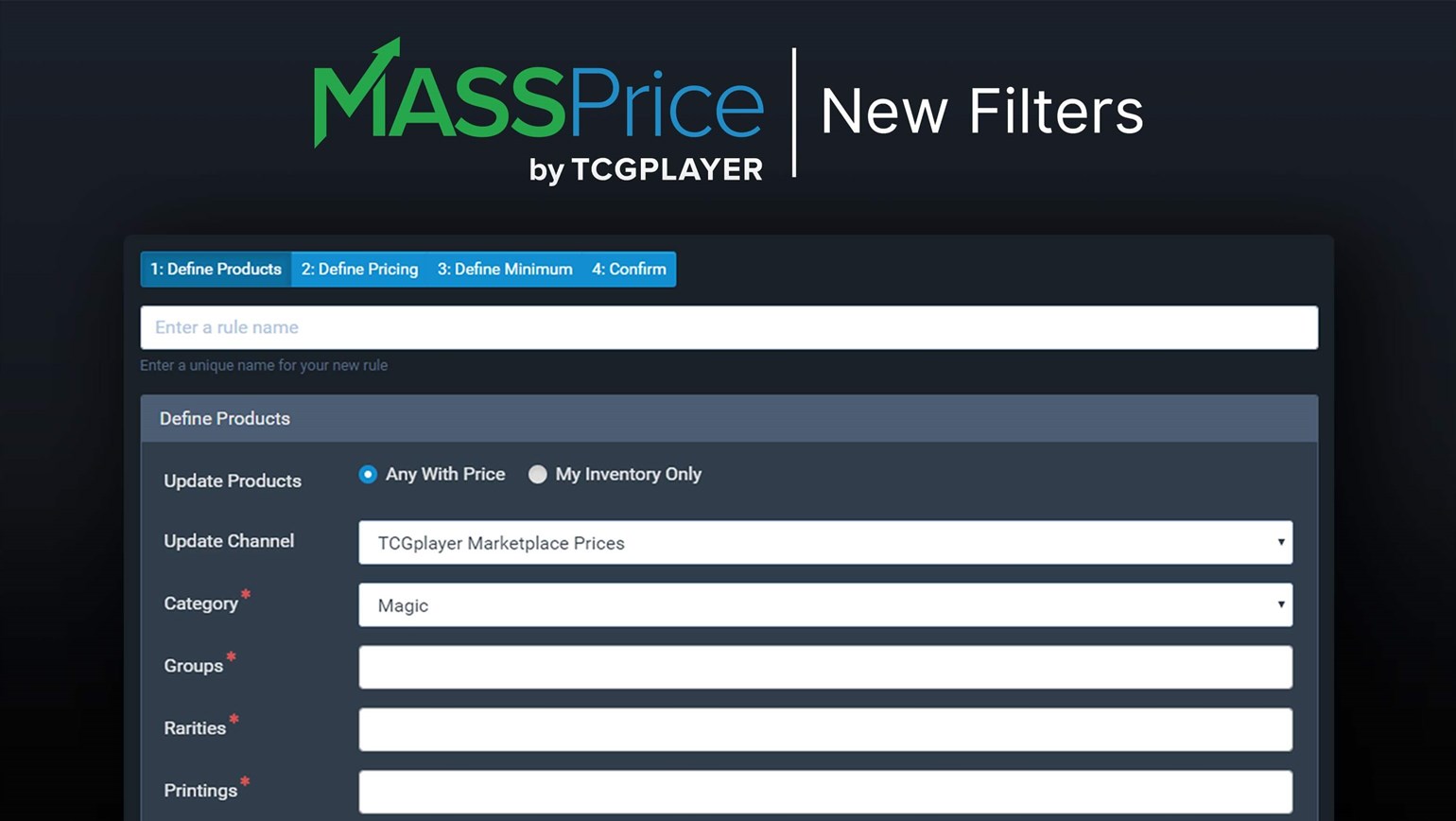 Set Smarter Prices Using the New Filters for MassPrice