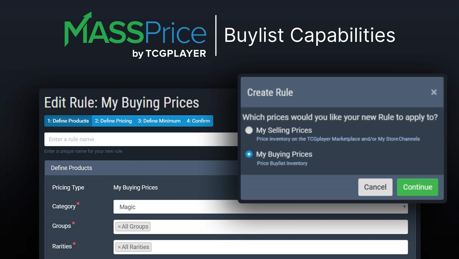 New Feature: Update Buylist Prices with MassPrice