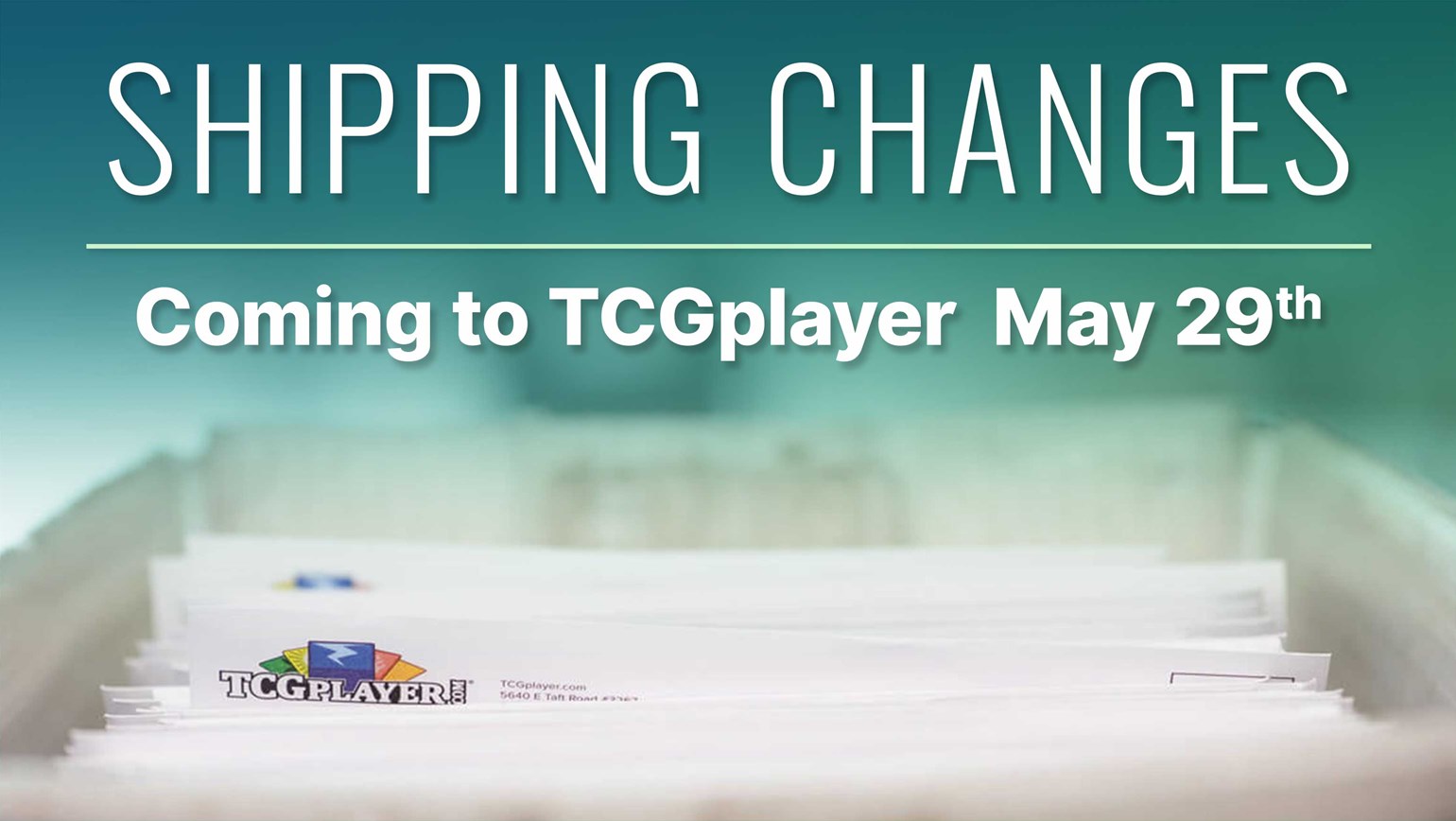 Shipping Changes Coming to TCGplayer May 29th
