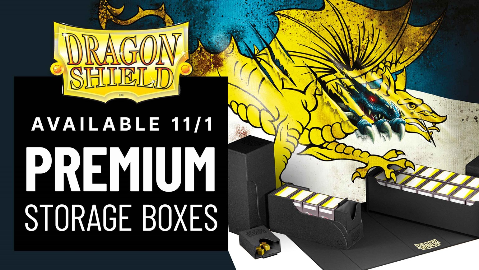 New Premium Storage Boxes from Dragon Shield Arrive Friday, 11/1