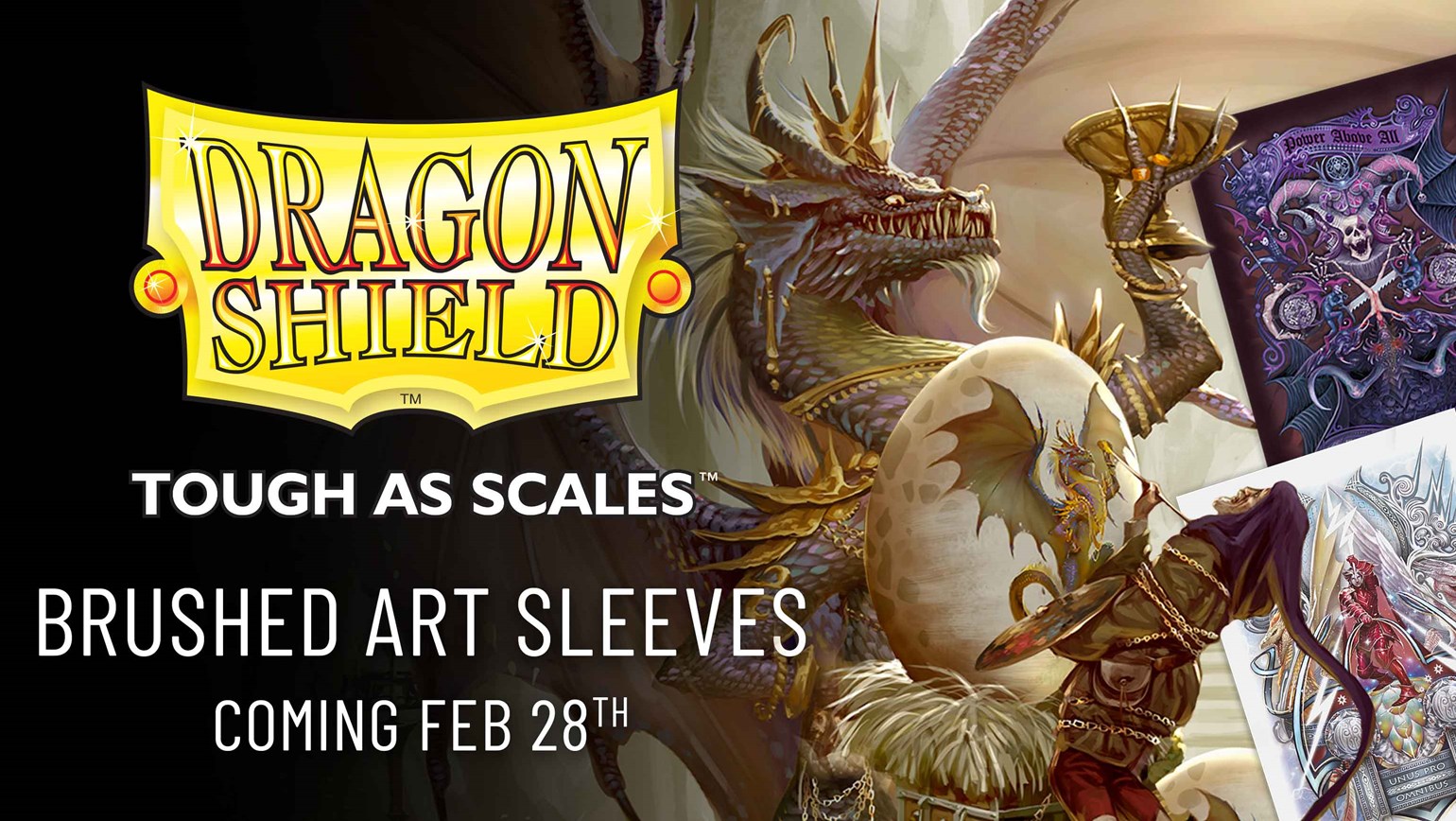 Brushed: A New Type of Sleeve from Dragon Shield Arrives February 28th