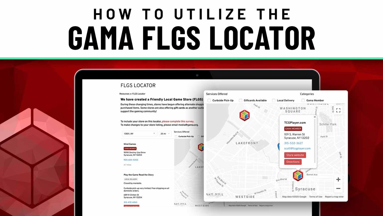 How to Utilize the GAMA FLGS Locator