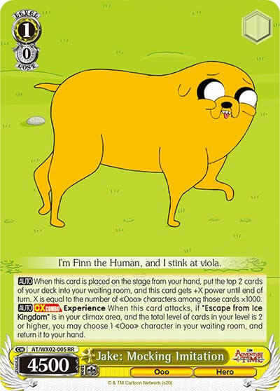 Weiss Schwarz SEALED Adventure Time Demo Deck 50 Cards Jake Dog Finn Human 