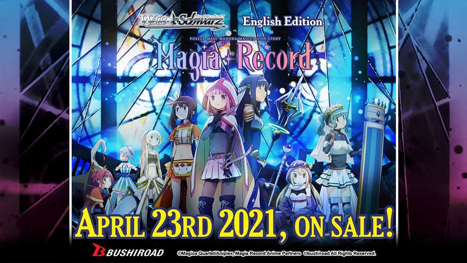 Weiss Schwarz: TV Anime “Magia Record: Puella Magi Madoka Magica Side Story” On Sale April 23rd!