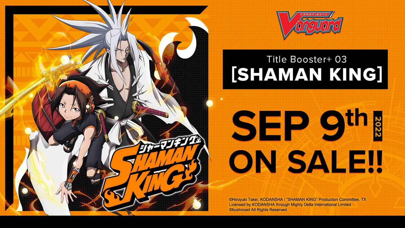 SHAMAN KING: New English Edition Cardfight!! Vanguard Title Trial Deck and Title Booster+ 03 “SHAMAN KING”