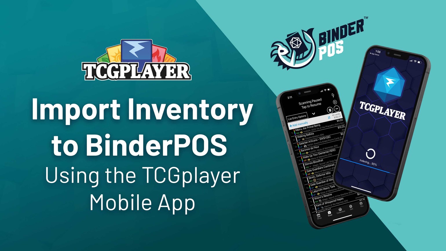 Import Inventory to BinderPOS Using the TCGplayer Mobile App